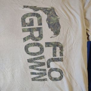 flo grown camo tee shirt size 2X
